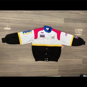 Forever 21 women’s Honda moto bomber jacket